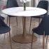 Zilo Dining Table (Large - Aged Gold)