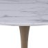 Zilo Dining Table (Small - Aged Gold)