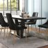 Eclipse Dining Table with Extension (Black)