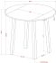 Conrad Dining Table (Round - Black)