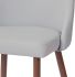 Cora Side Chair (Set of 2 - Light Grey & Walnut)