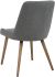 Mia Side Chair (Set of 2 - Dark Grey & Grey Leg)