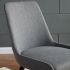 Mia Side Chair (Set of 2 - Dark Grey & Walnut Leg)