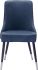 Silvano Side Chair (Set of 2 - Vintage Blue & Black)