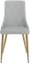 Antoine Side Chair (Set of 2 - Light Grey & Aged Gold)
