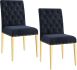 Azul Side Chair (Set of 2 - Black & Gold)