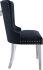 Hollis Side Chair (Set of 2 - Black & Chrome)