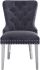 Hollis Side Chair (Set of 2 - Grey & Chrome)
