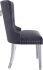 Hollis Side Chair (Set of 2 - Grey & Chrome)