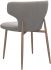 Akira Side Chair (Set of 2 - Grey & Aged Gold)