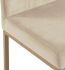 Diego Counter Stool (Beige & Aged Gold)