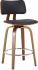 Zuni 26 In Counter Stool (Black - Faux Leather)