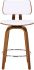 Zuni 26 In Counter Stool (White - Faux Leather)