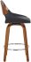 Hudson 26 In Counter Stool (Black - Faux Leather)