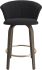 Tula 26 In Counter Stool (Black & Washed Oak)