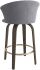 Tula 26 In Counter Stool (Grey & Washed Oak)