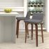 Moreno 26 In Counter Stool (Charcoal & Walnut)