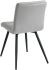 Contra & Suzette 7 Piece Dining Set (Black Table & Grey Chair)
