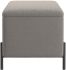 Erzo Storage Ottoman (Warm Grey)