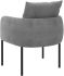 Petrie Accent Chair (Grey & Black)