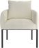 Zana Accent Chair (Cream & Black)