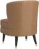 Kyrie Accent Chair (Saddle & Espresso)