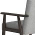 Huxly Accent Chair (Grey & Weathered Brown)