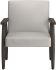 Wilder Accent Chair (Grey-Beige & Weathered Brown)