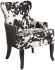 Angus Accent Chair (Black & Coffee)