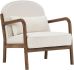Fani Accent Chair (White Fabric)