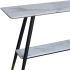 Emery 2 Tier Console Table (White)