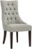 Sinatra Accent Chair (Grey with Coffee Legs)