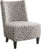 Valentina Accent Chair (Grey & White)