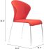 Oulu Chair (Set of 4 - Tangerine)