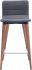 Jericho 26 In Counter Chair (Set of 2 - Gray)