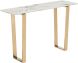 Atlas Console Table (Stone & Gold)