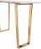 Atlas Console Table (Stone & Gold)