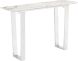 Atlas Console Table (Stone & Brushed Stainless Steel)