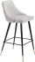 Piccolo Bar Chair (Grey Velvet)