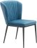 Tolivere Dining Chair (Set of 2 - Blue Velvet)