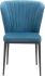 Tolivere Dining Chair (Set of 2 - Blue Velvet)