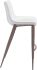 Magnus Bar Chair (Set of 2 - White & Walnut)