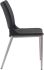 Ace Dining Chair (Set of 2 - Black & Brushed Stainless Steel)