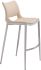 Ace Bar Chair (Set of 2 - Light Pink & Brushed Stainless Steel)