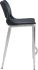 Ace Counter Chair (Set of 2 - Black & Silver)