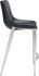 Magnus Counter Chair (Set of 2 - Black & Silver)