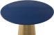 Reo Side Table (Dark Blue & Gold)