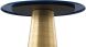 Reo Side Table (Dark Blue & Gold)