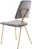 Chloe Dining Chair (Set of 2 - Gray & Gold)