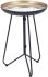 Foley Accent Table (Gold & Black)